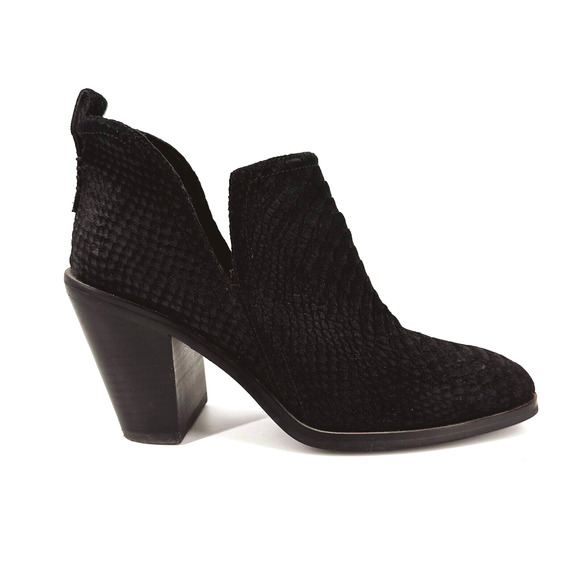 Jeffrey Campbell Shoes - Jeffrey Campbell Roselle Ankle Heel Boots Size 9 Suede Python Western Pull-On